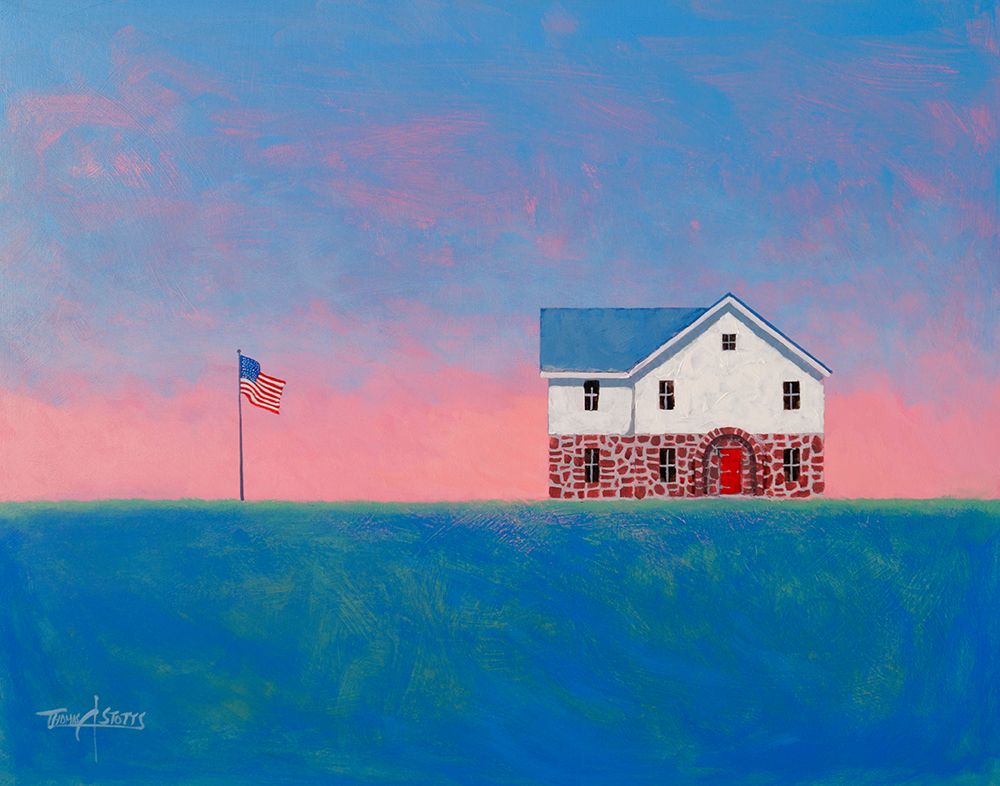 Red, White and Blue No. 1 art print by Thomas Stotts for $57.95 CAD
