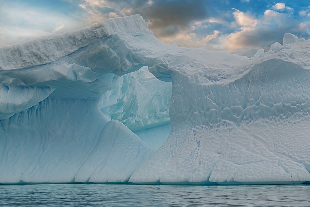 Antarctica Blue Ice with Hole art print by Richard Silver for $57.95 CAD