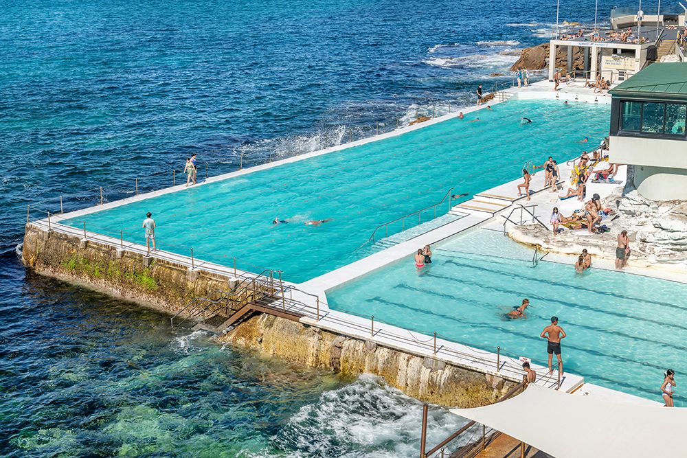 Bondi Icebergs Swimming Club II art print by Richard Silver for $57.95 CAD