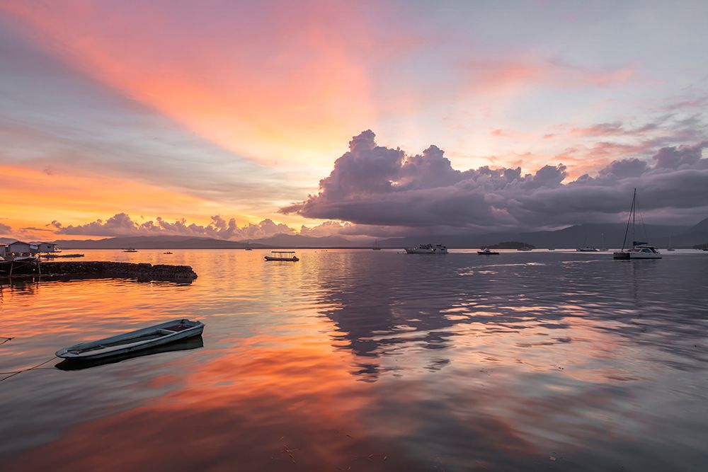 Coron Philippines Sunset art print by Richard Silver for $57.95 CAD