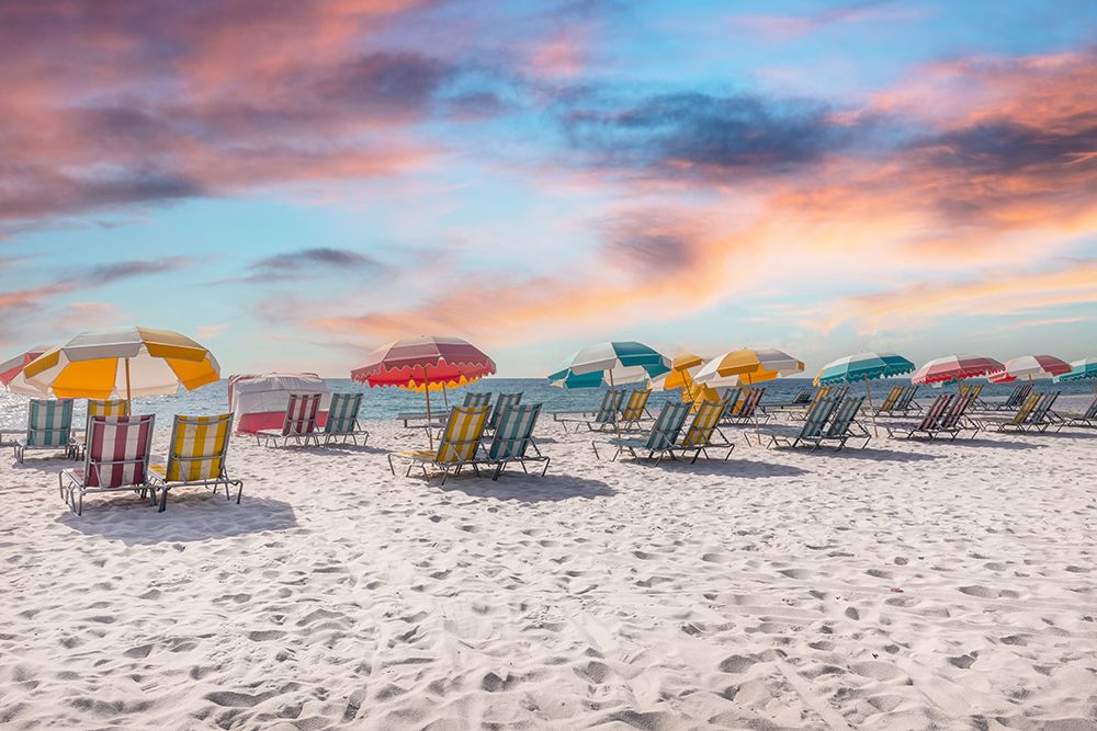 South Beach Miami Beach Chairs I art print by Richard Silver for $57.95 CAD