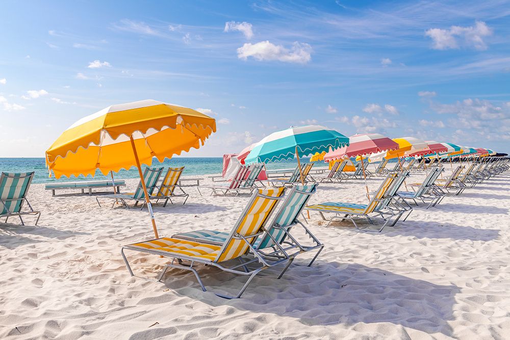 South Beach Miami Beach Chairs II art print by Richard Silver for $57.95 CAD