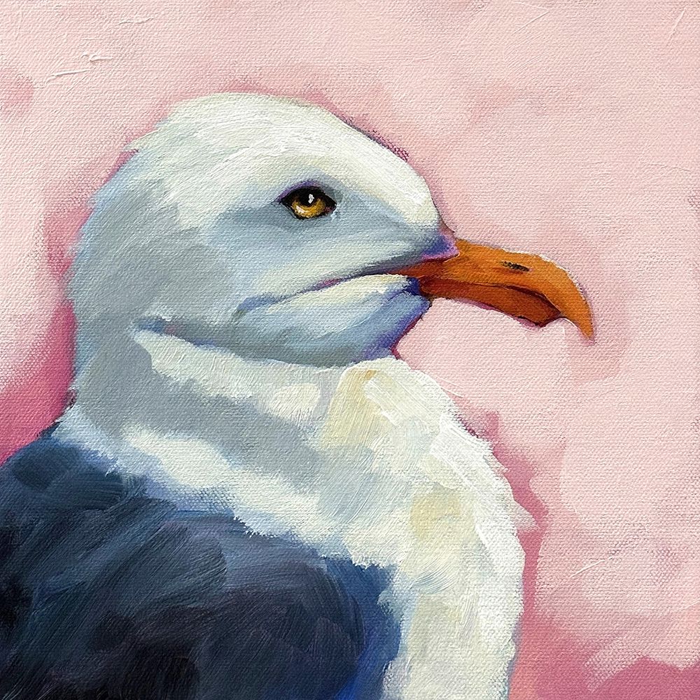 Summer Seagull 1 art print by Lucia Stewart for $57.95 CAD