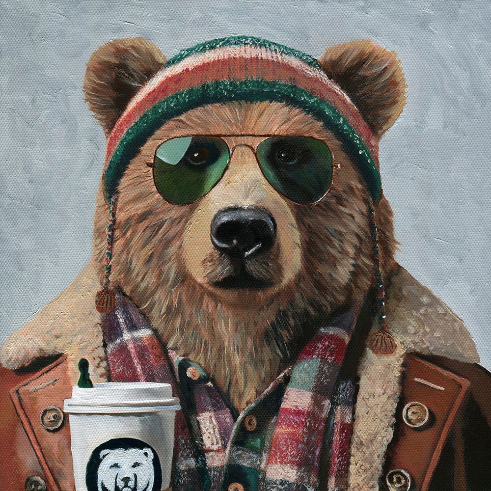 Urban Bear art print by Melissa Symons for $57.95 CAD