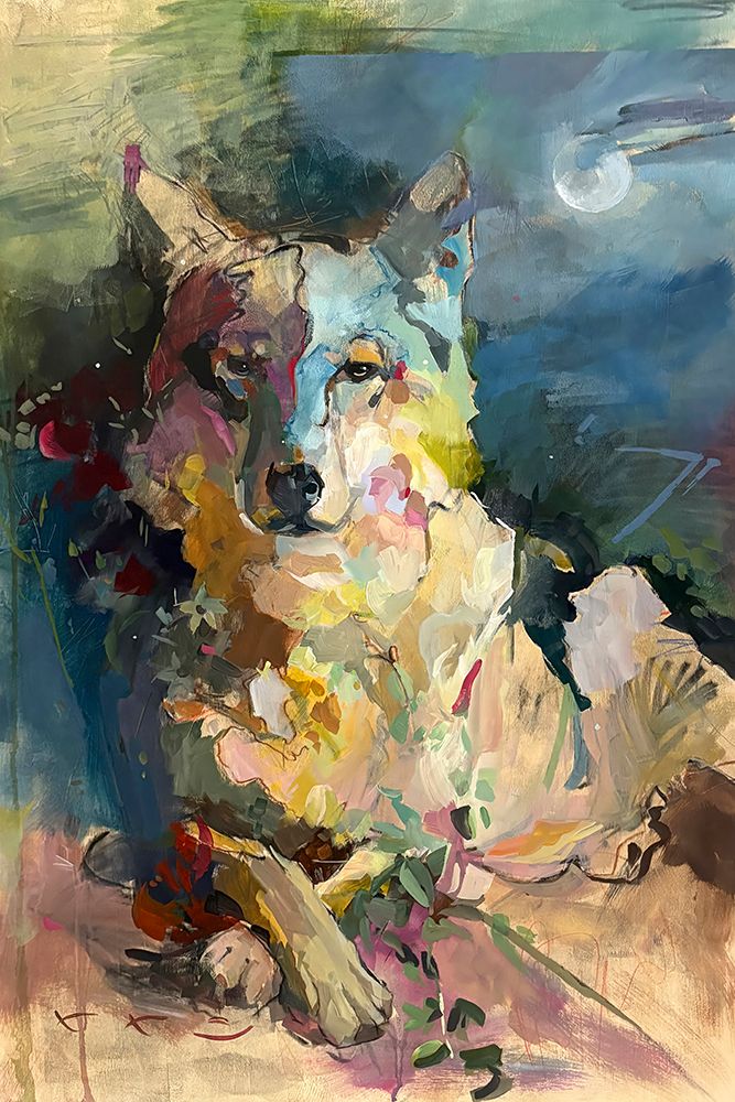 Moonstruck art print by Kimberly Kelly Santini for $57.95 CAD