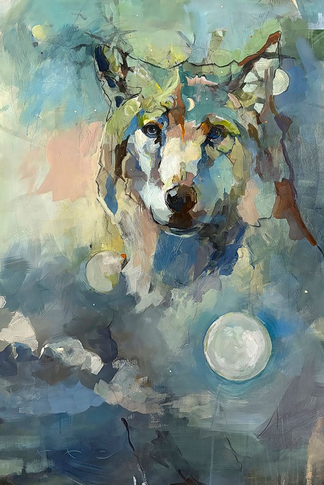 Selenite Moons art print by Kimberly Kelly Santini for $57.95 CAD