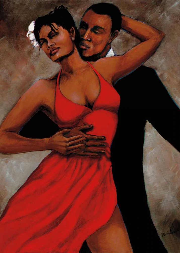 Fantasy in Red art print by Monica Stewart for $57.95 CAD
