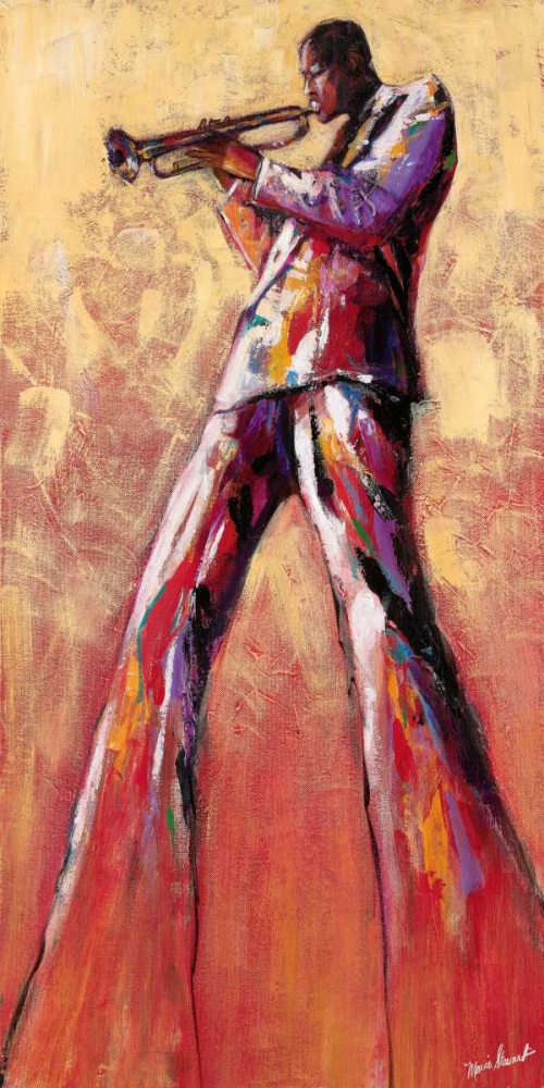 Trumpet Solo art print by Monica Stewart for $57.95 CAD