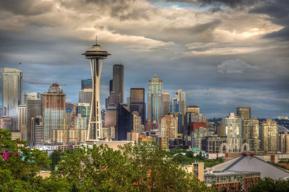 Seattle art print by Larry J. Taite for $57.95 CAD