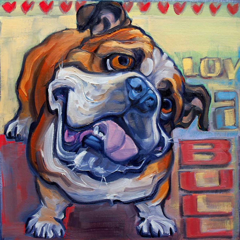 Loveabull art print by Connie R. Townsend for $57.95 CAD