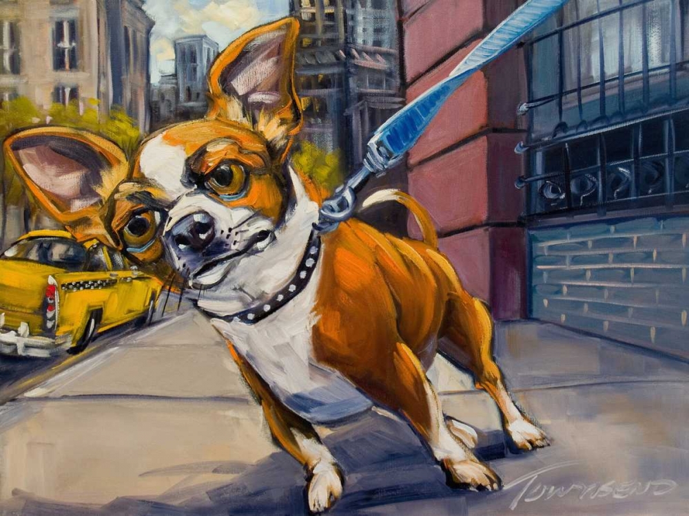 Fetch Cab art print by Connie R. Townsend for $57.95 CAD