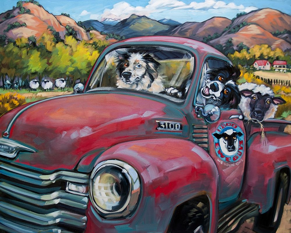 1-800 Ewe Guys art print by CR Townsend for $57.95 CAD