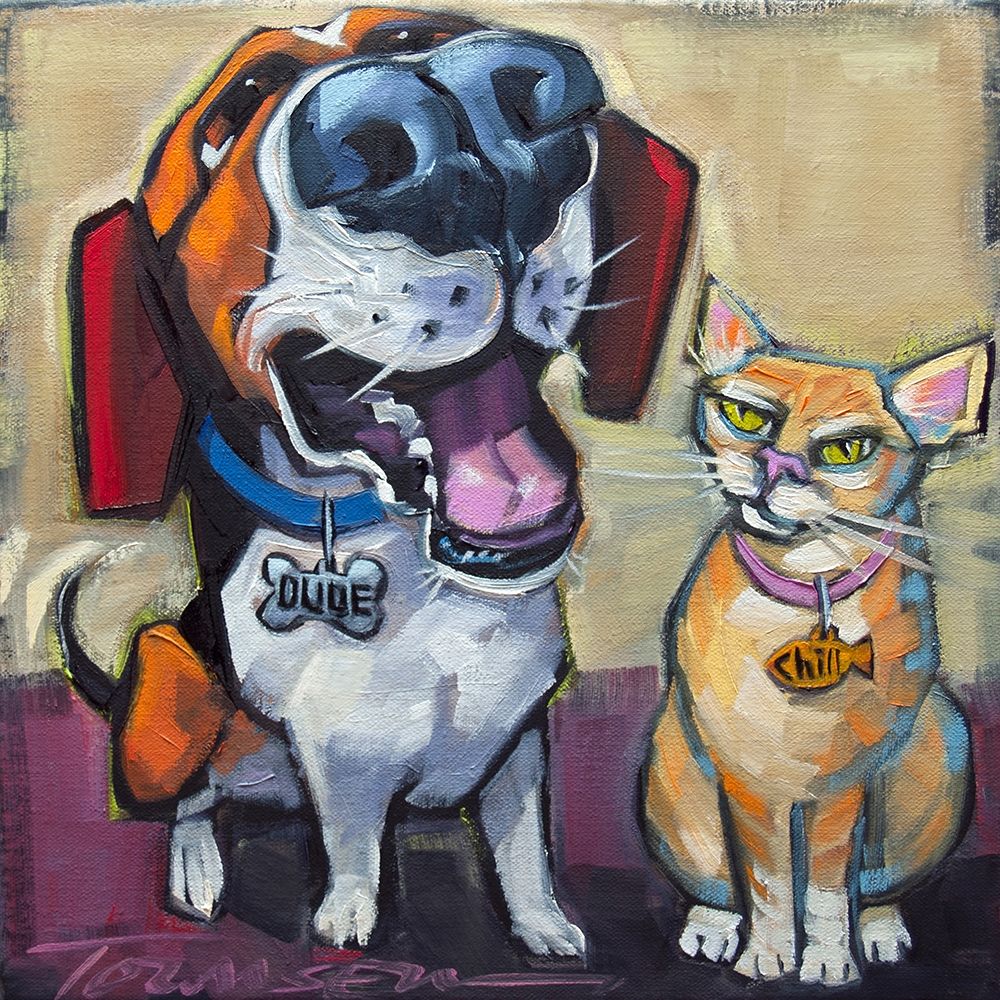 Dude Chill art print by CR Townsend for $57.95 CAD