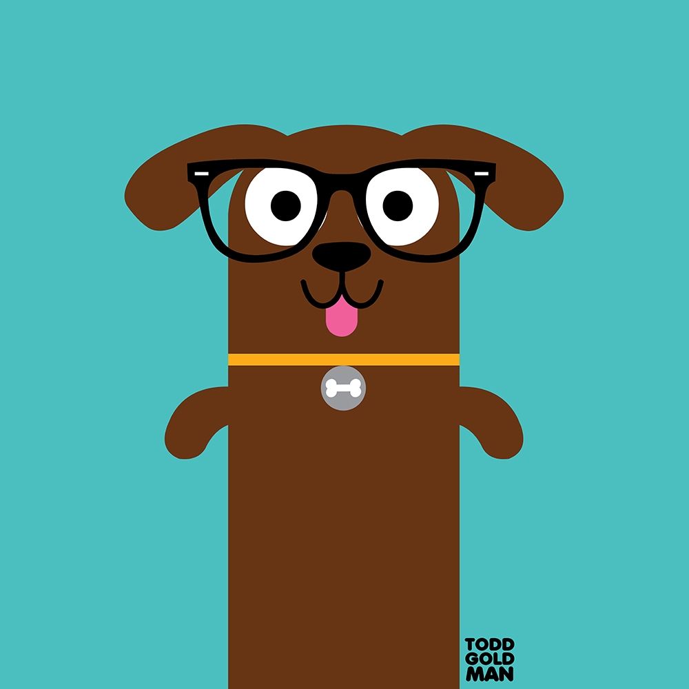Bow Wow Dachshund art print by Todd Art for $57.95 CAD