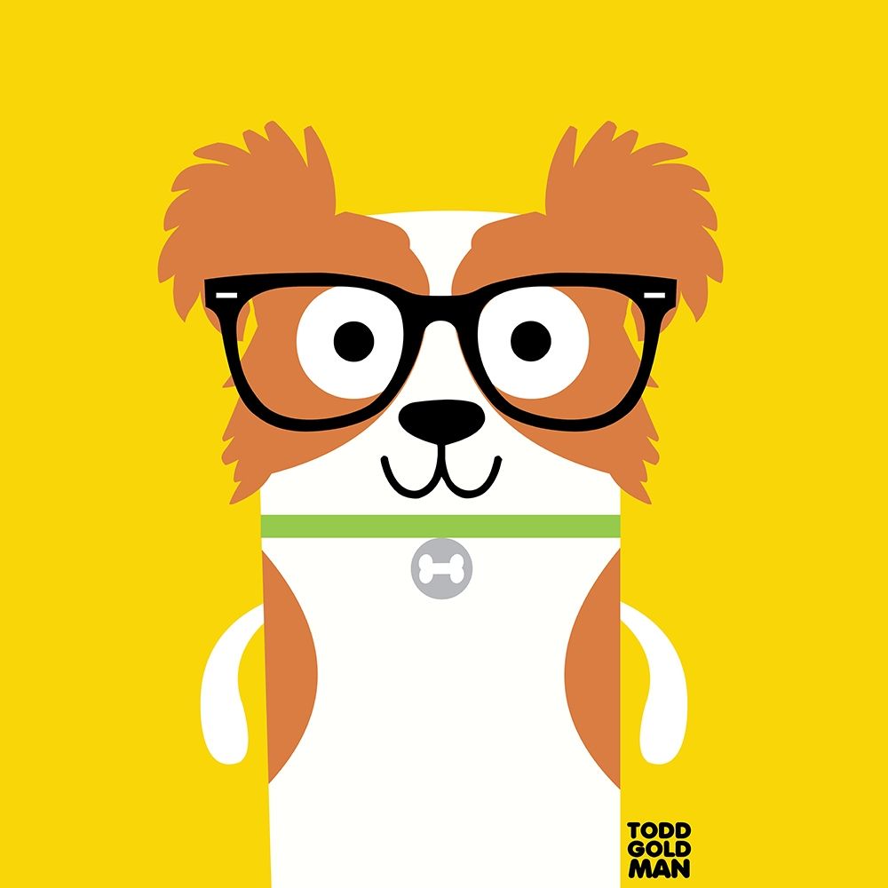 Bow Wow Papillon art print by Todd Art for $57.95 CAD