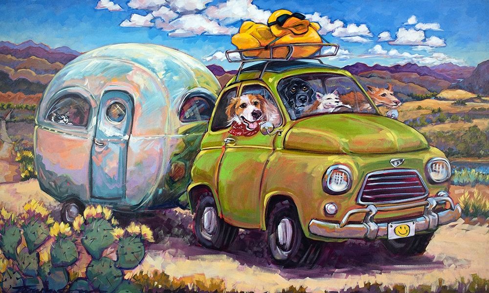 Duck and Cover art print by CR Townsend for $57.95 CAD