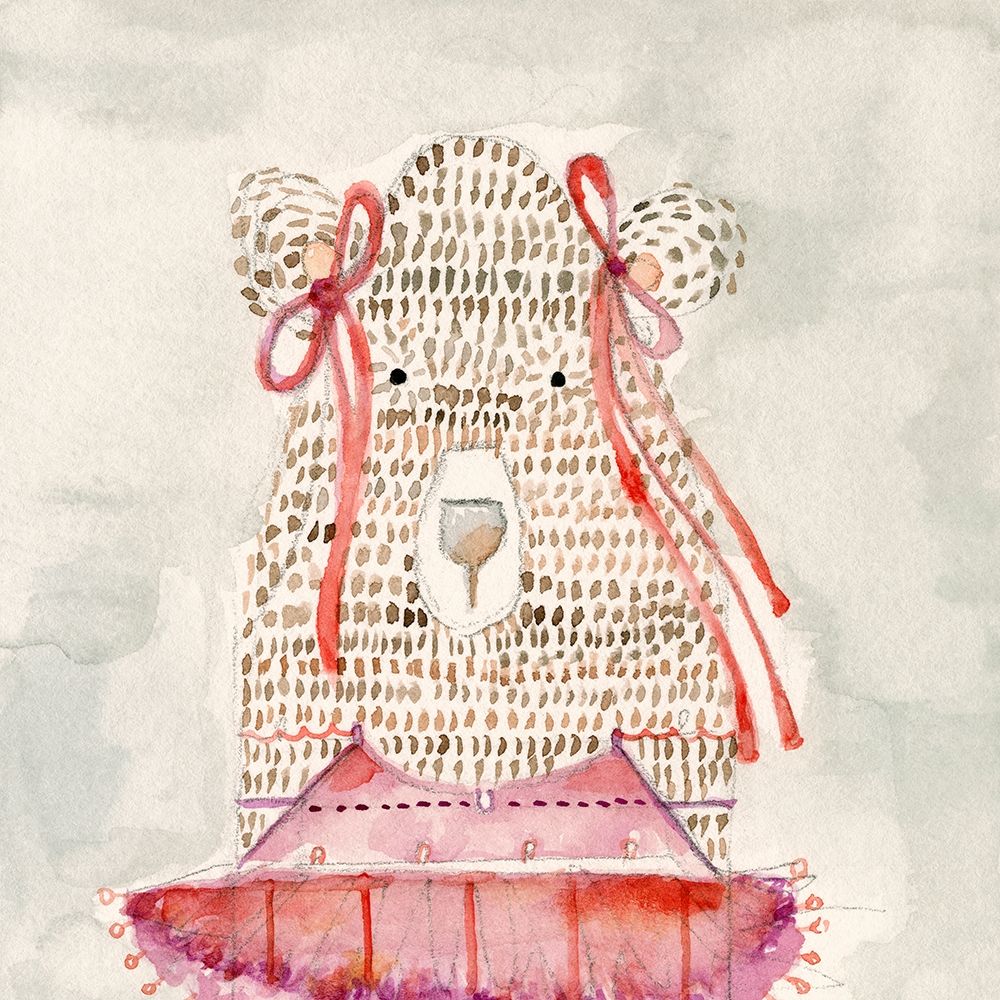Ballerina Bear art print by Natalie Timbrook for $57.95 CAD