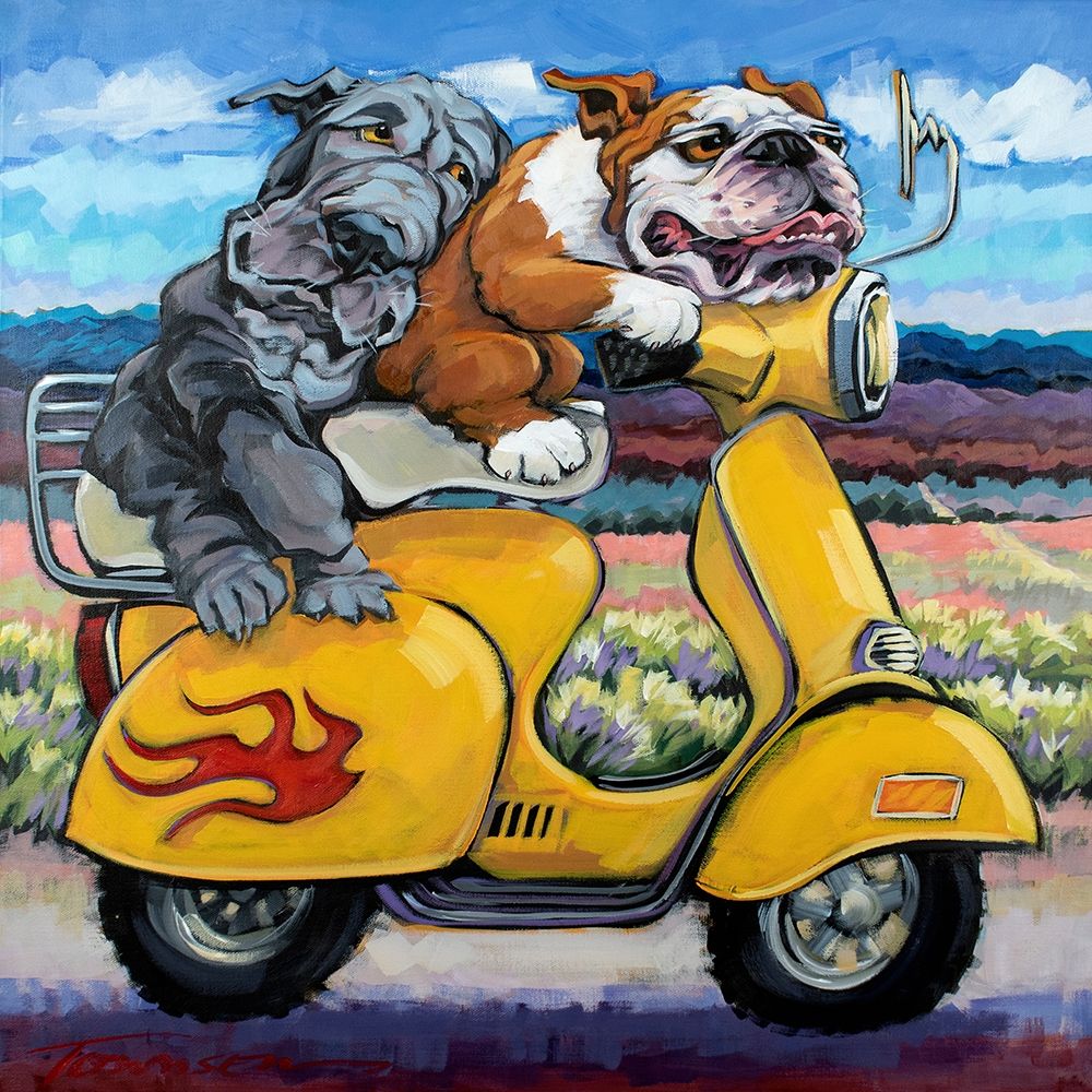 On The Road Again art print by CR Townsend for $57.95 CAD