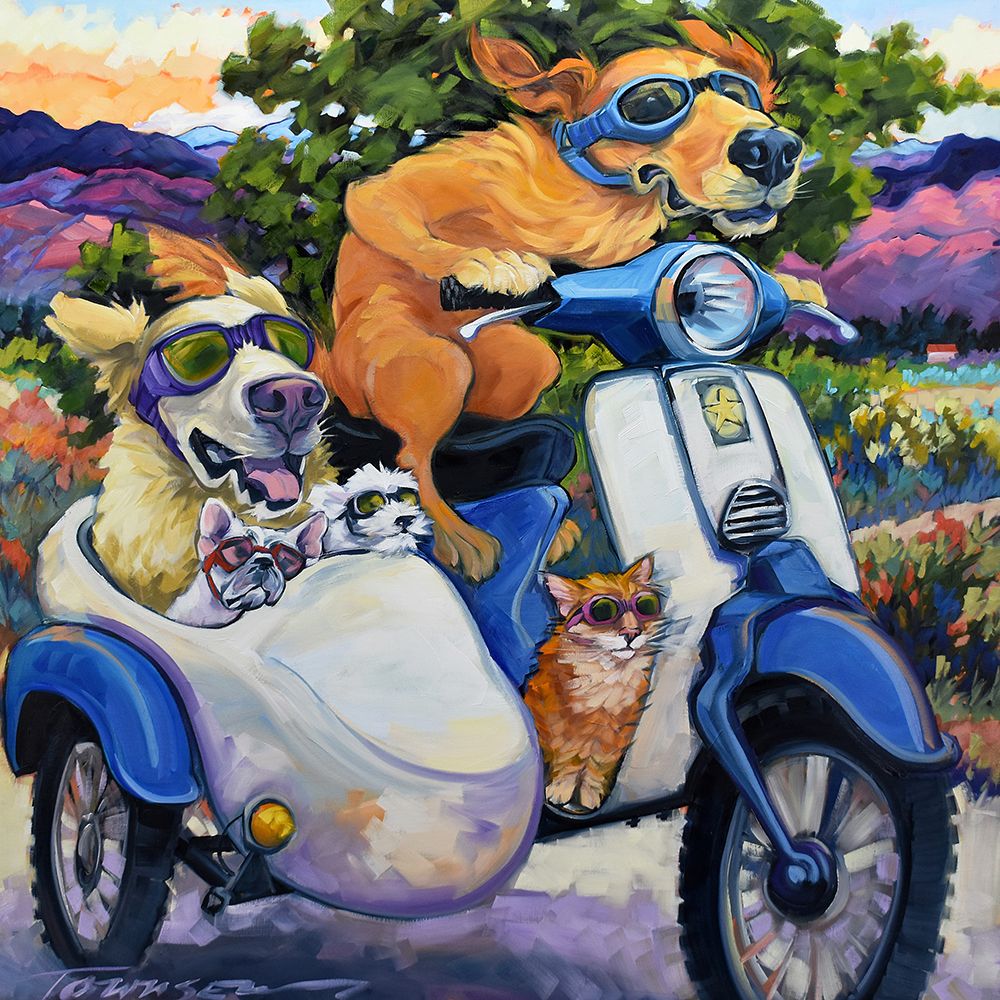 All Doggled Up art print by CR Townsend for $57.95 CAD