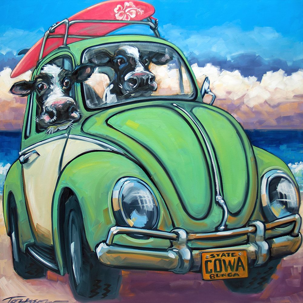 Cowabunga art print by CR Townsend for $57.95 CAD