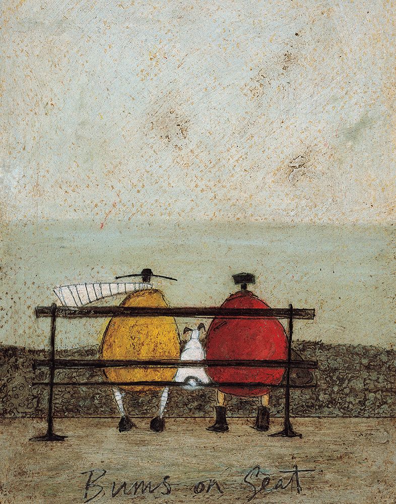 Bums On Seat art print by Sam Toft for $57.95 CAD