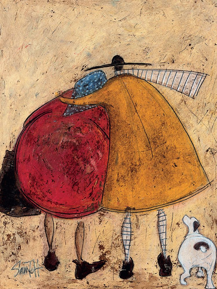 Hugs On The Way Home art print by Sam Toft for $57.95 CAD