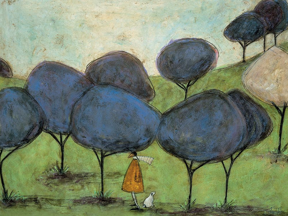 Sniffing Their Lilac art print by Sam Toft for $57.95 CAD