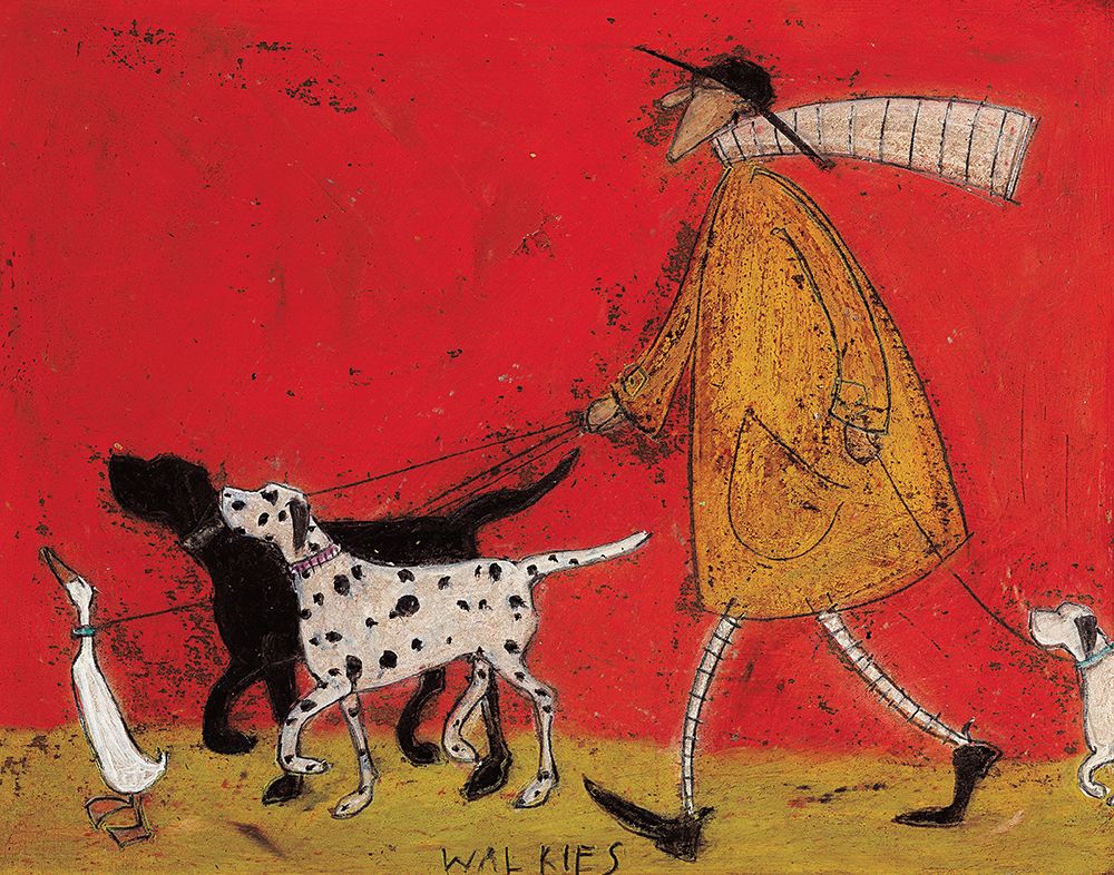 Walkies art print by Sam Toft for $57.95 CAD
