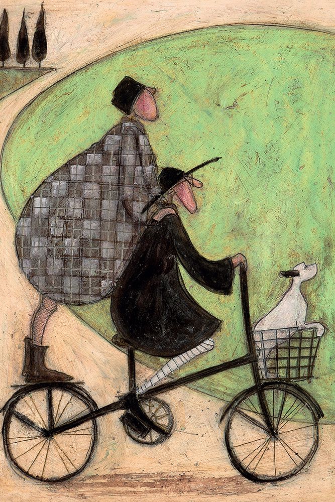 Double Decker Bike art print by Sam Toft for $57.95 CAD