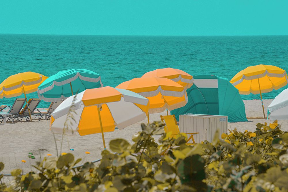 Umbrellas No. 1 art print by Carlos Vargas for $57.95 CAD