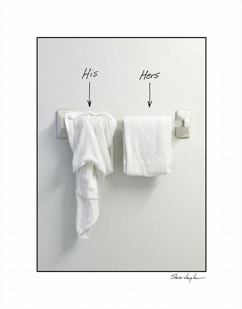 His and Hers art print by Steve Vaughn for $57.95 CAD
