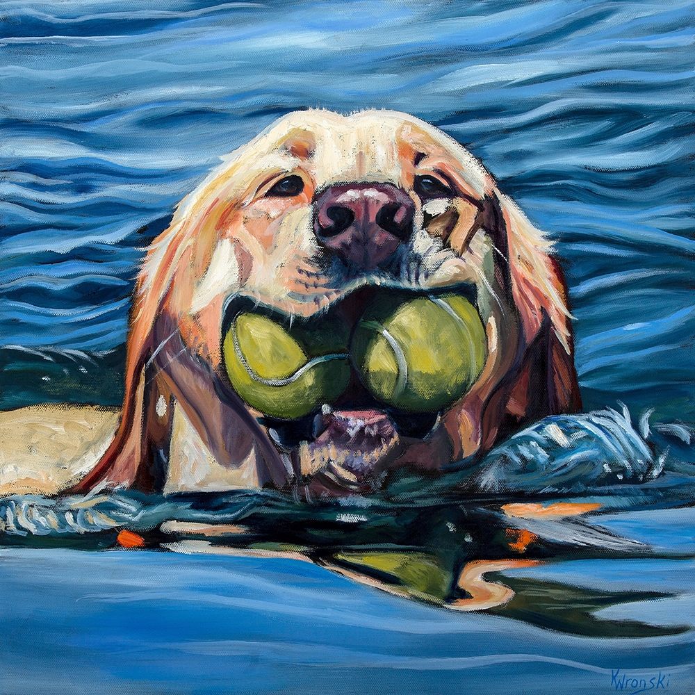 Fetch art print by Kathryn Wronski for $57.95 CAD