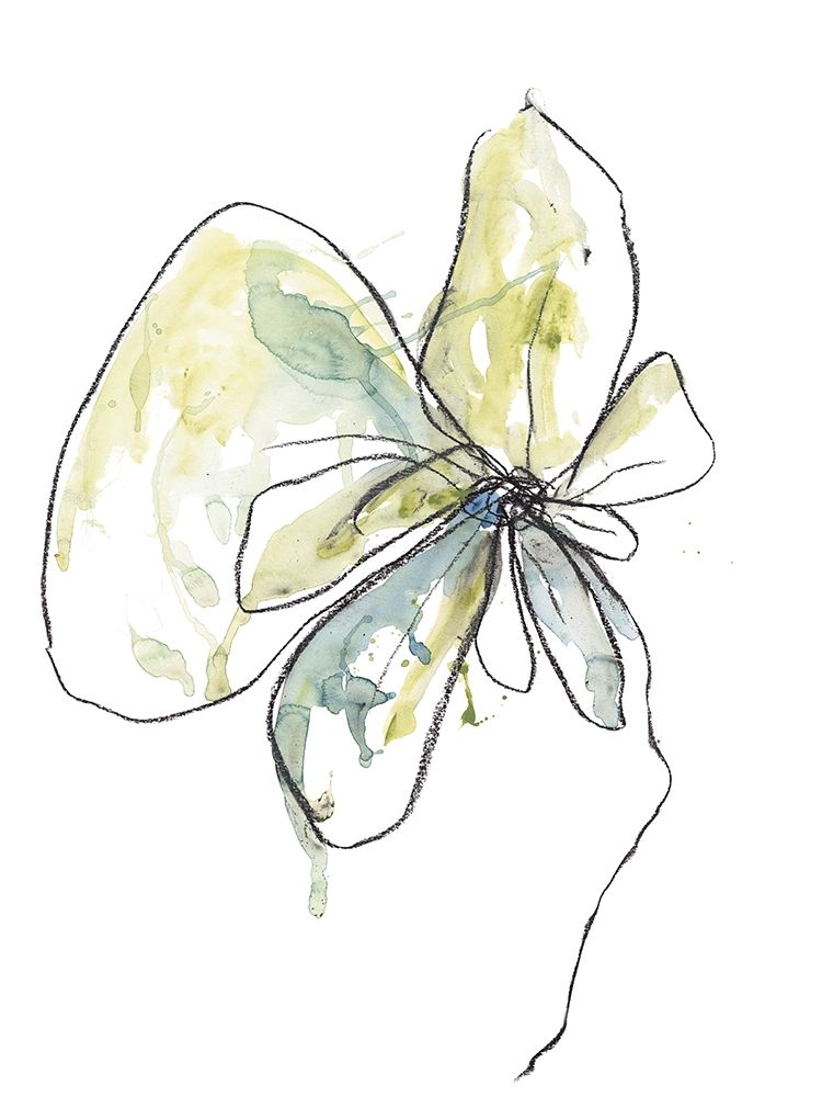 Citron Modern Botanical art print by Jan Weiss for $57.95 CAD