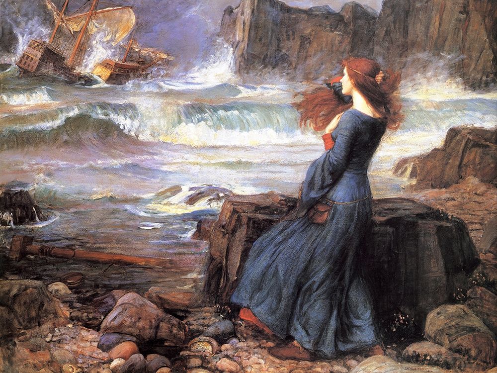 Miranda the Tempest art print by John William Waterhouse for $57.95 CAD