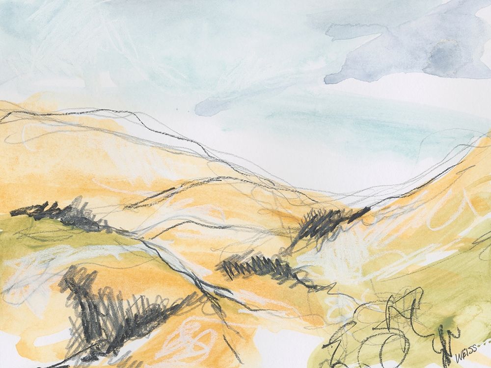 Summer Hills art print by Jan Weiss for $57.95 CAD