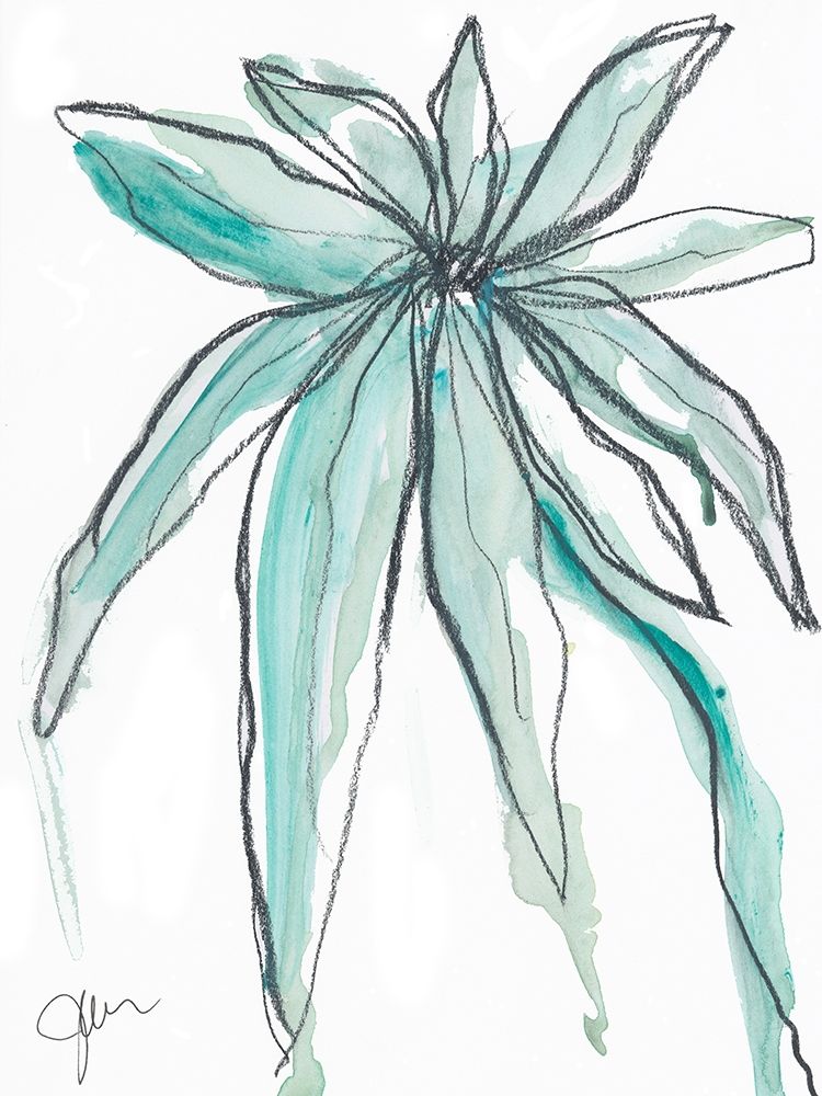 Teal in Nature art print by Jan Weiss for $57.95 CAD