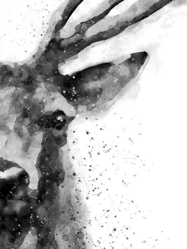 Deer At Attention art print by Brandon Wong for $57.95 CAD