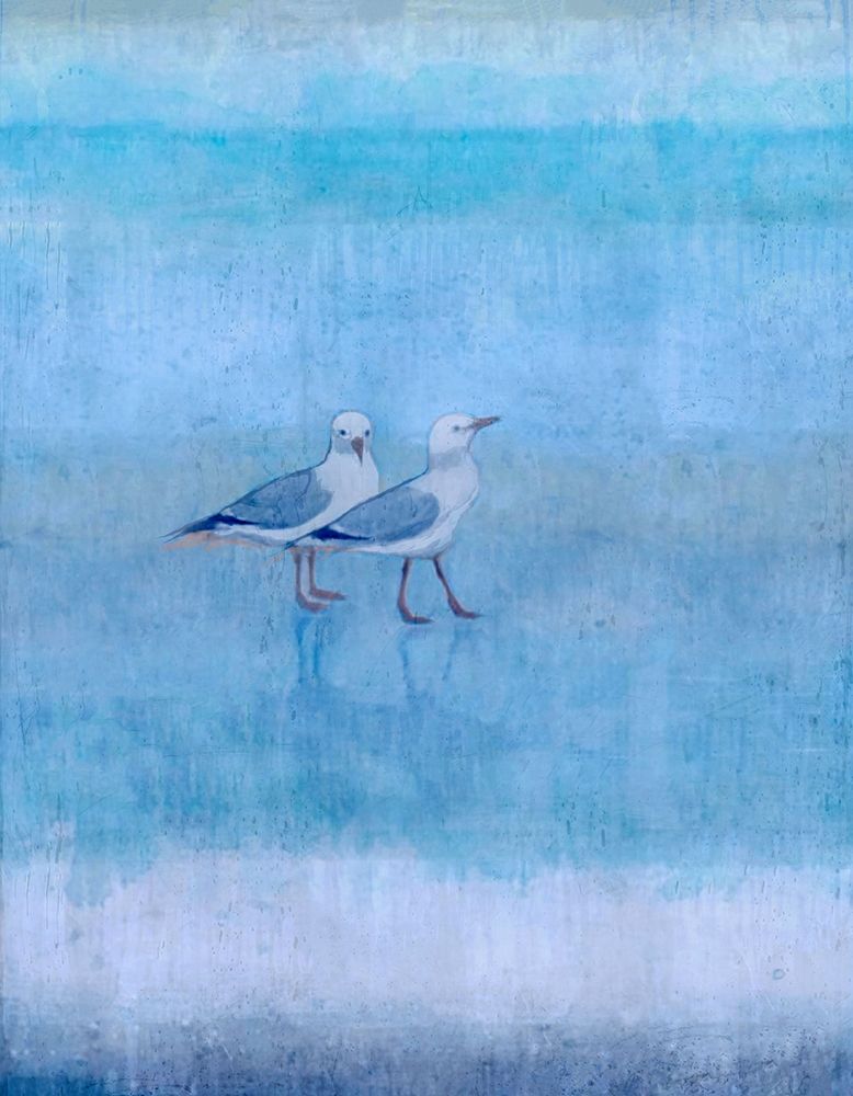 Sky Blue Sea Gals art print by Marta Wiley for $57.95 CAD