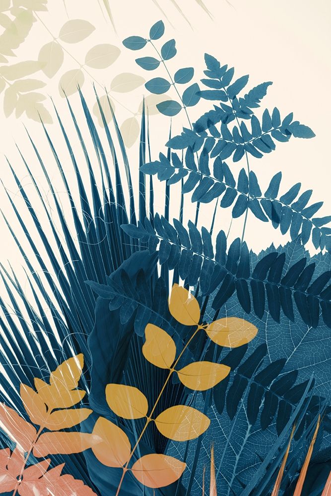 Welcome to the Jungle-Blue 5 art print by Ian Winstanley for $57.95 CAD