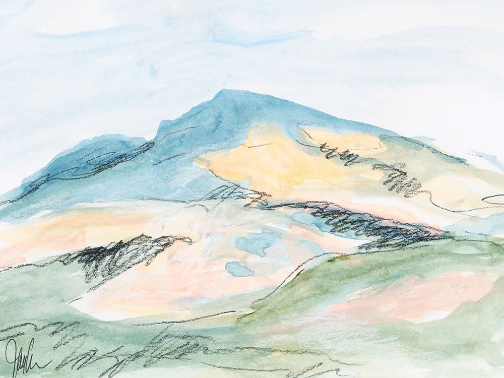Mt. Diablo No. 2 art print by Jan Weiss for $57.95 CAD