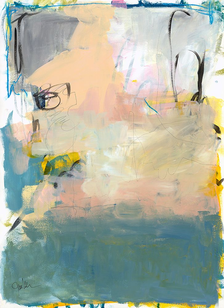 Blue Fade No. 1 art print by Jan Weiss for $57.95 CAD