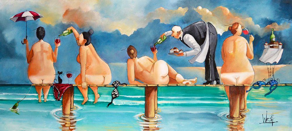 Ladies Afternoon II art print by Ronald West for $57.95 CAD