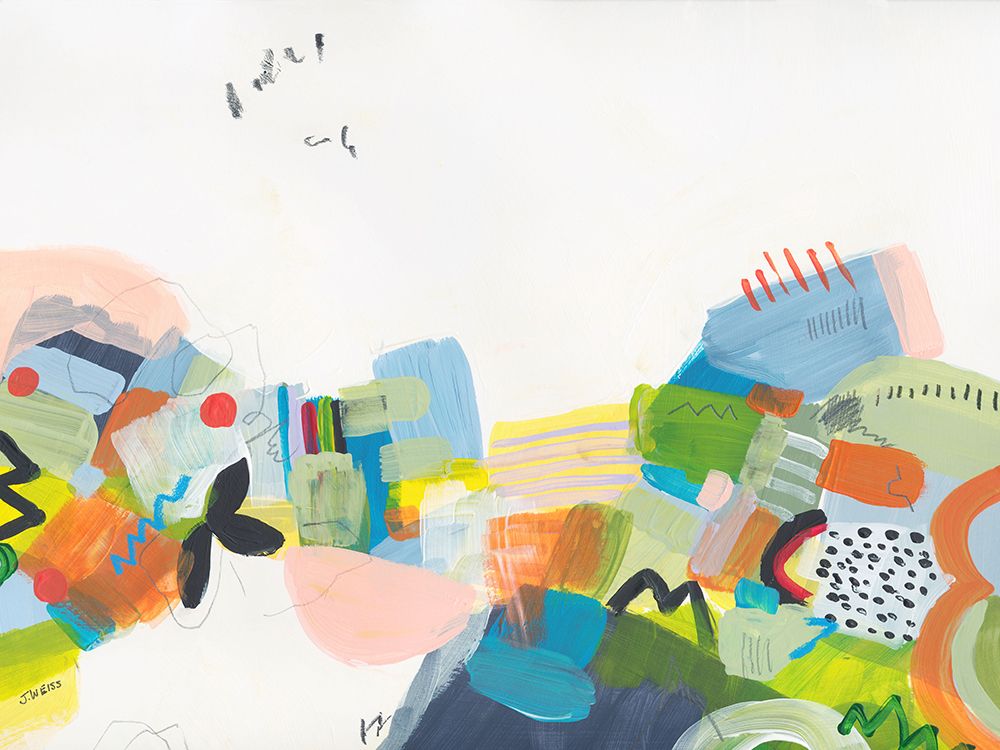 Resort Town 3 art print by Jan Weiss for $57.95 CAD