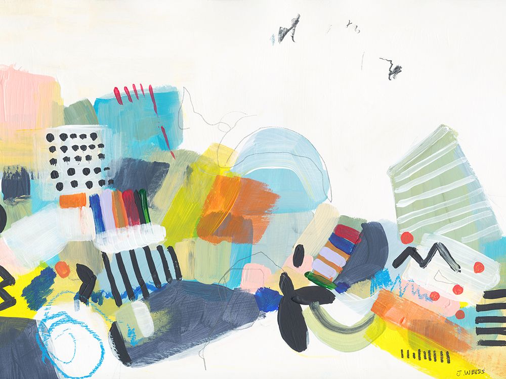 Resort Town 4 art print by Jan Weiss for $57.95 CAD