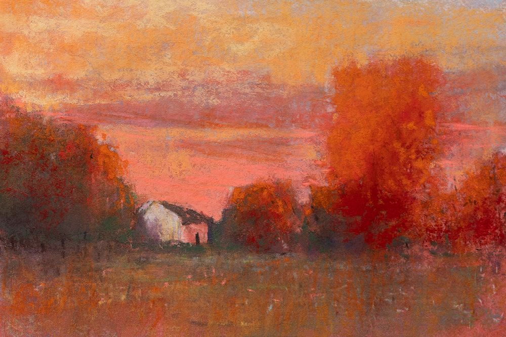 Orange Sky art print by Carol Strock Wasson for $57.95 CAD