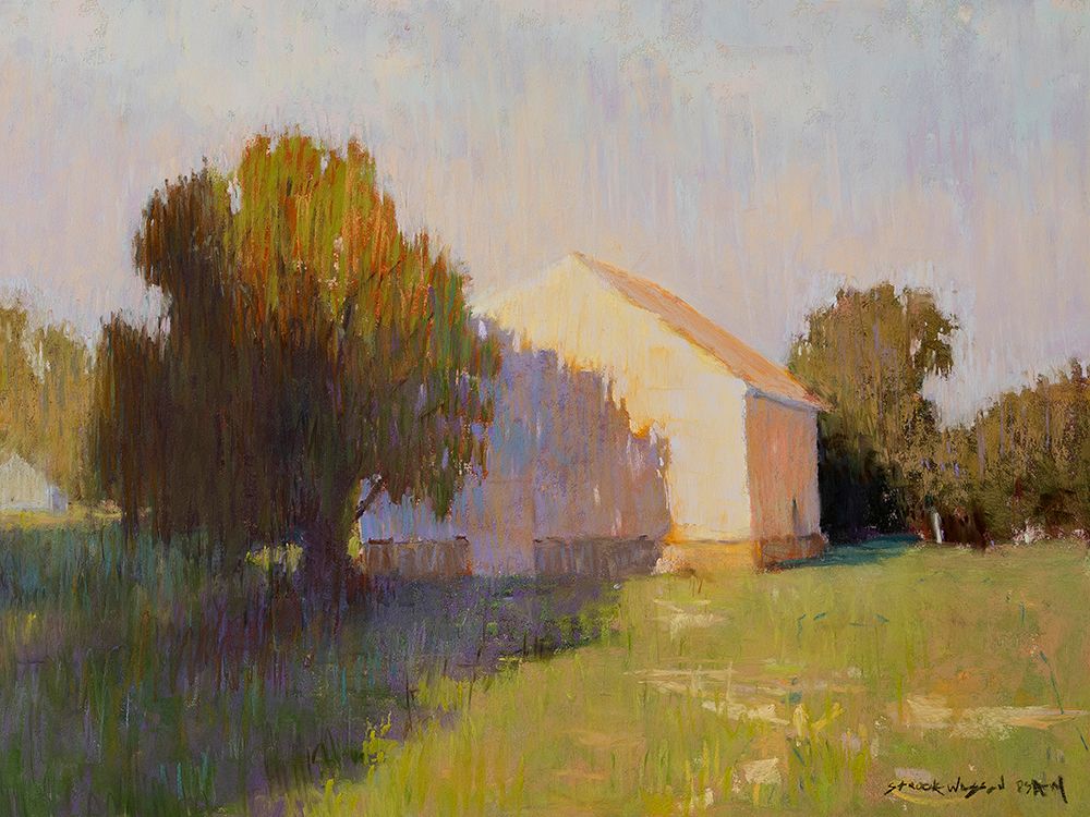 Sunrise Barn art print by Carol Strock Wasson for $57.95 CAD