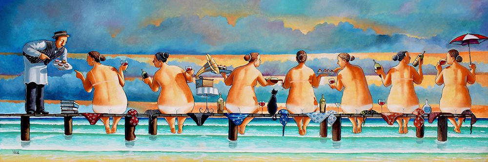 Friends art print by Ronald West for $57.95 CAD