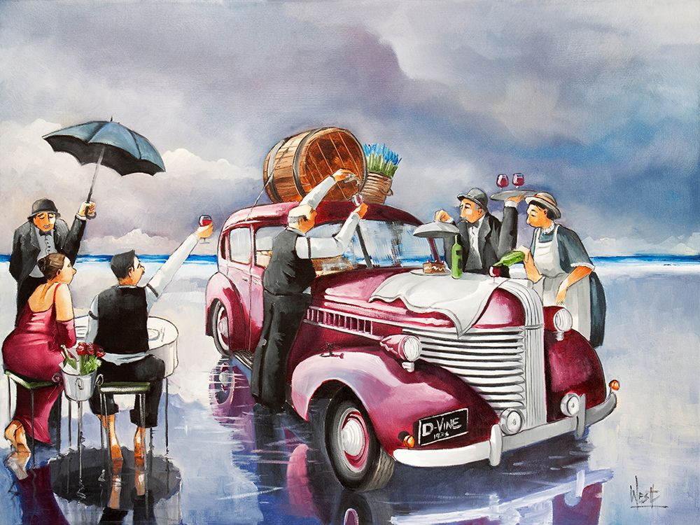 Stormy Lunch art print by Ronald West for $57.95 CAD
