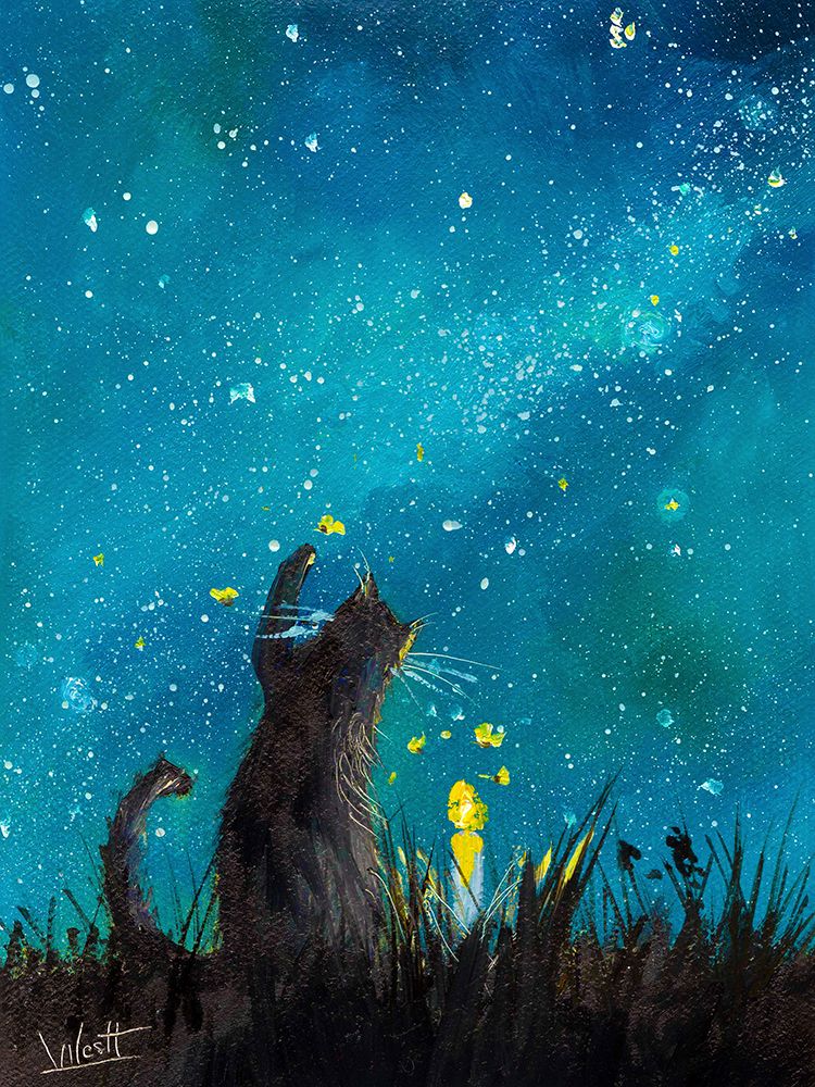 Watching Felis 1 art print by Ronald West for $57.95 CAD