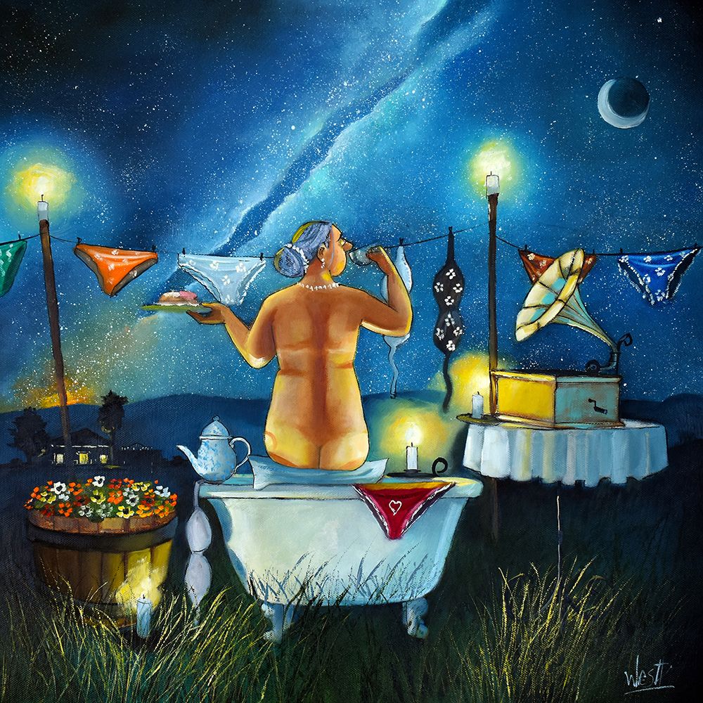 Sian and The Stars art print by Ronald West for $57.95 CAD